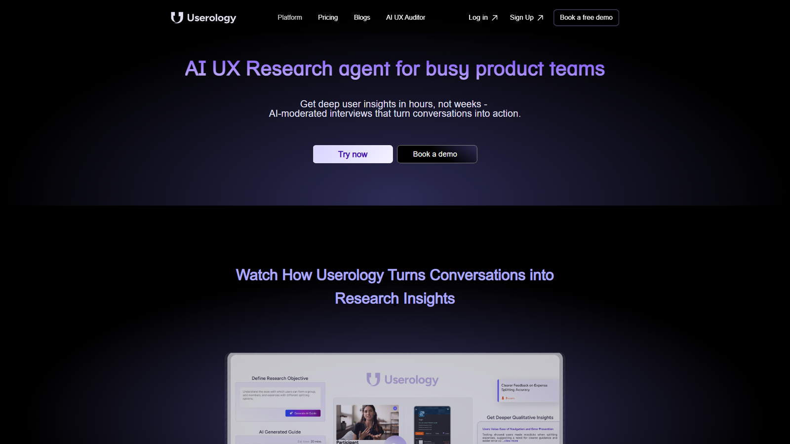 Userology — интерфейс нейросети Userology — интерфейс нейросети