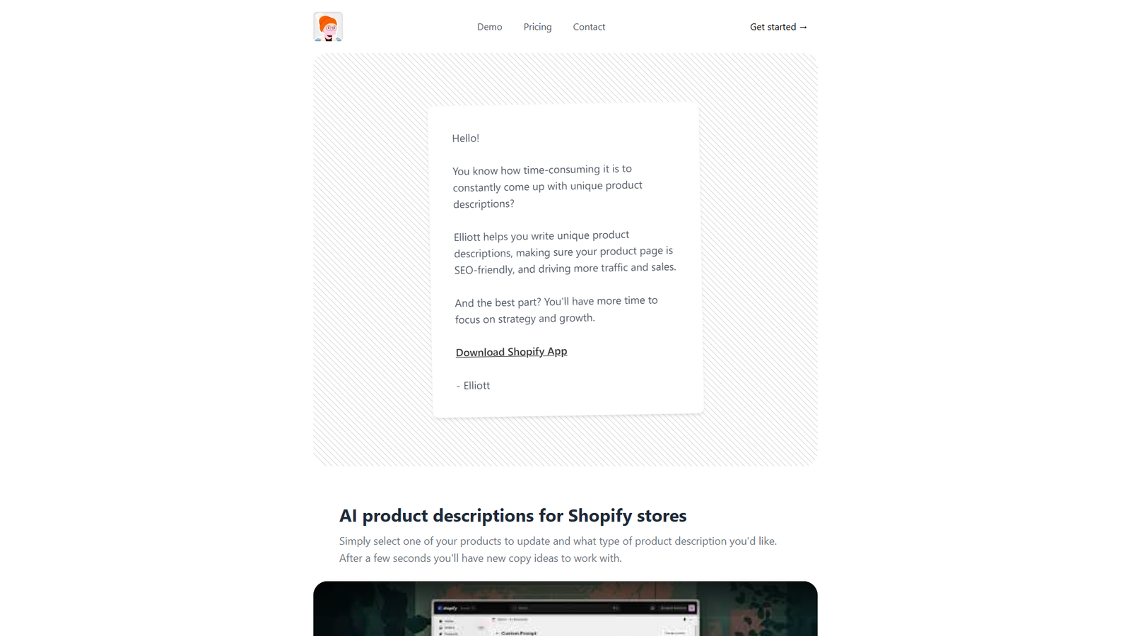 Elliott — интерфейс нейросети Elliott — интерфейс нейросети