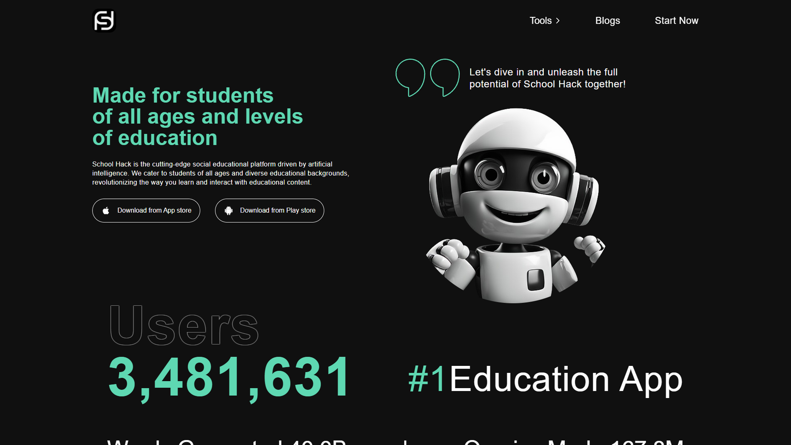 School Hack — интерфейс нейросети School Hack — интерфейс нейросети