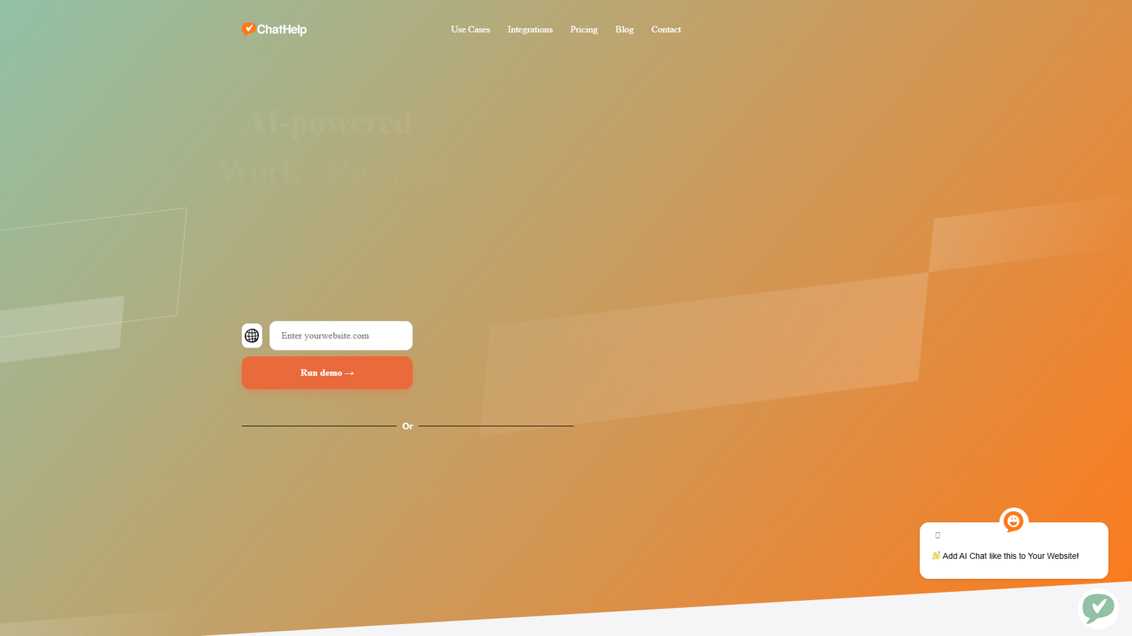 ChatHelp.ai — интерфейс нейросети ChatHelp.ai — интерфейс нейросети