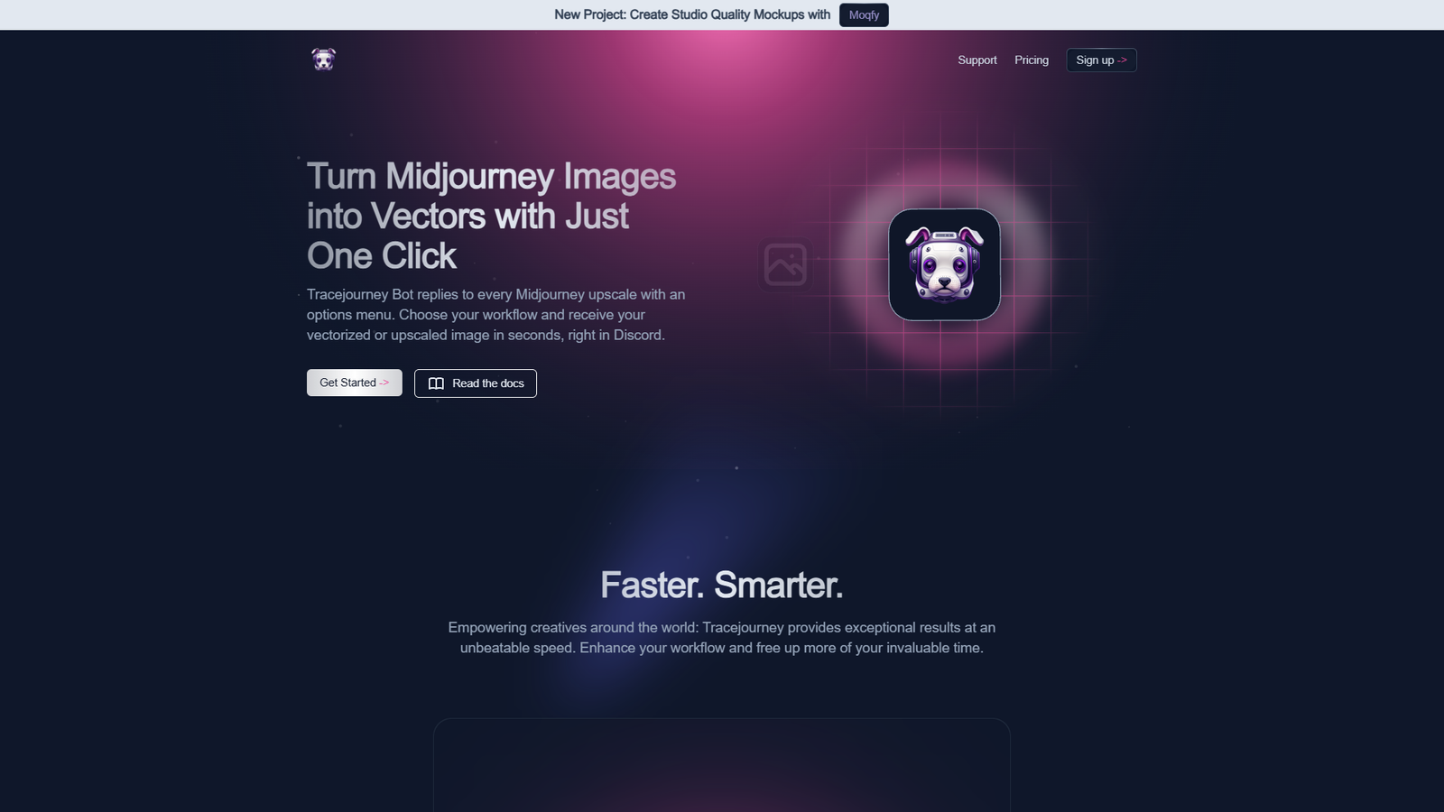 Tracejourney — интерфейс нейросети Tracejourney — интерфейс нейросети