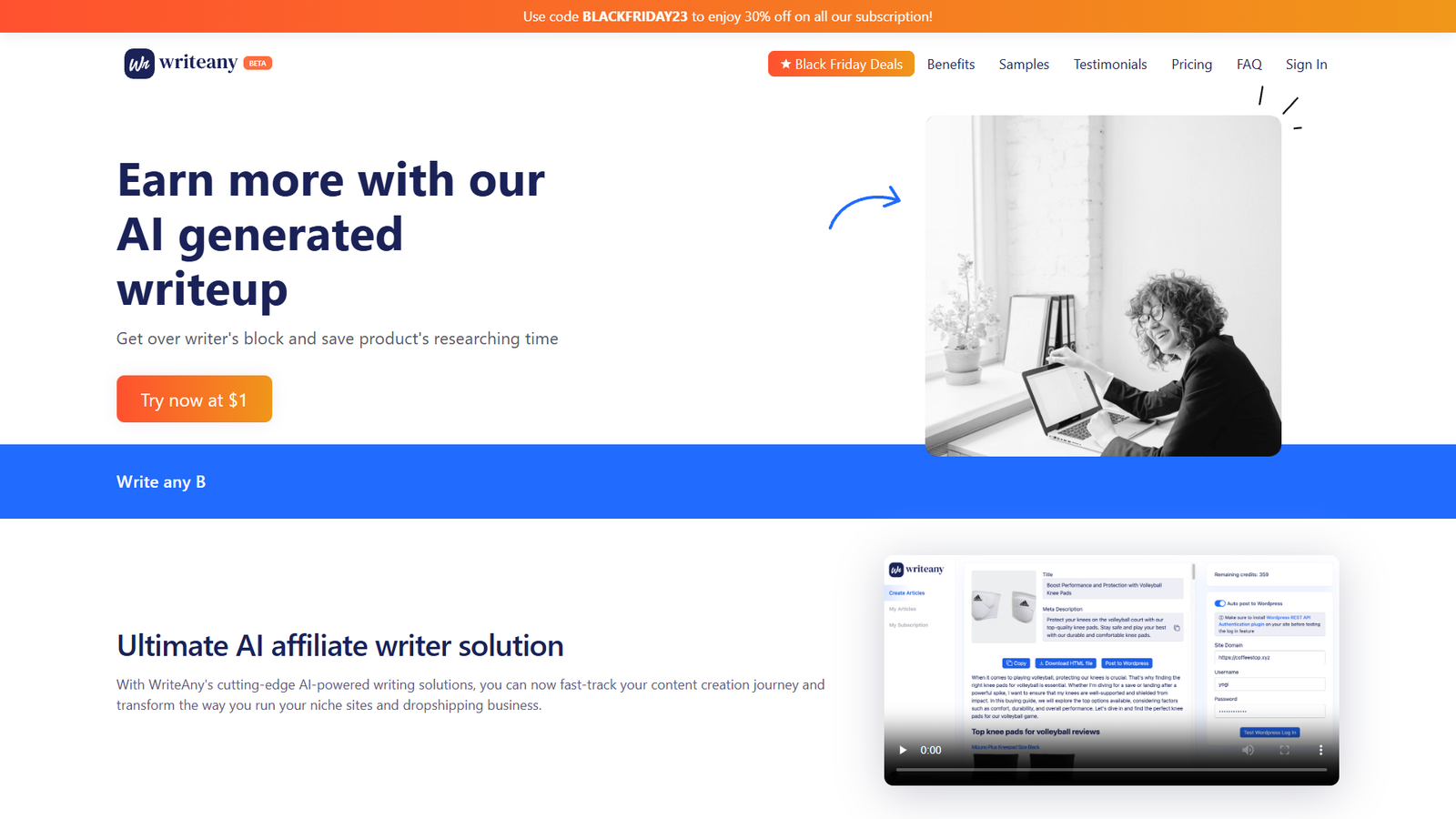 Writeany — интерфейс нейросети Writeany — интерфейс нейросети