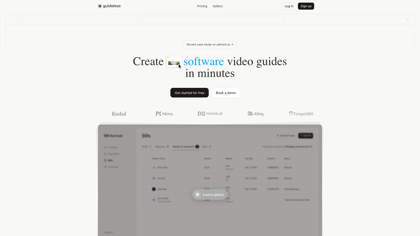 Guideless — интерфейс нейросети