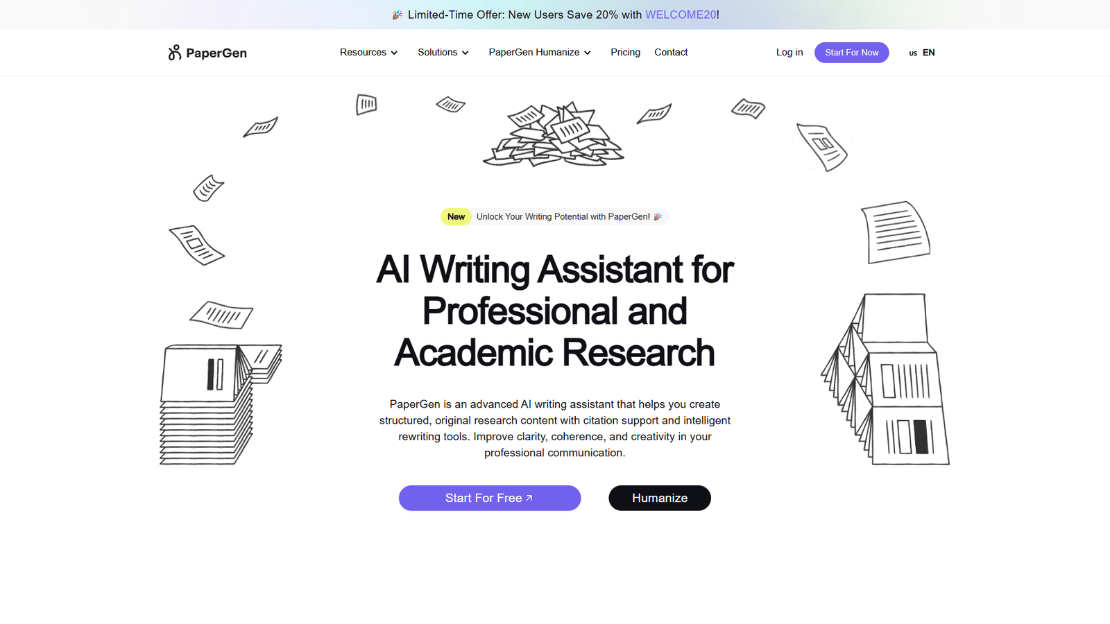 PaperGen — интерфейс нейросети PaperGen — интерфейс нейросети