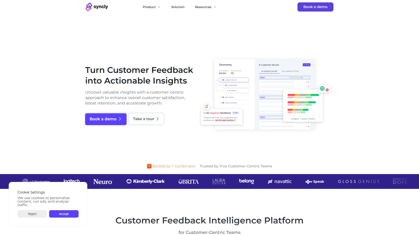 Syncly нейросеть Главная страница