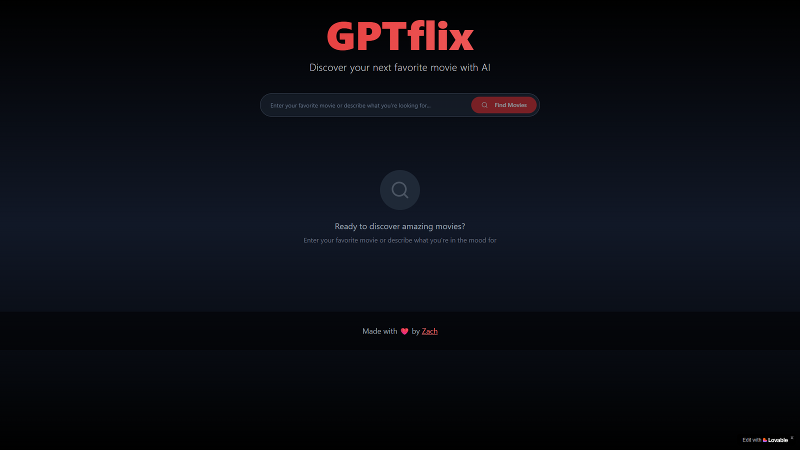 GPTflix — интерфейс нейросети GPTflix — интерфейс нейросети