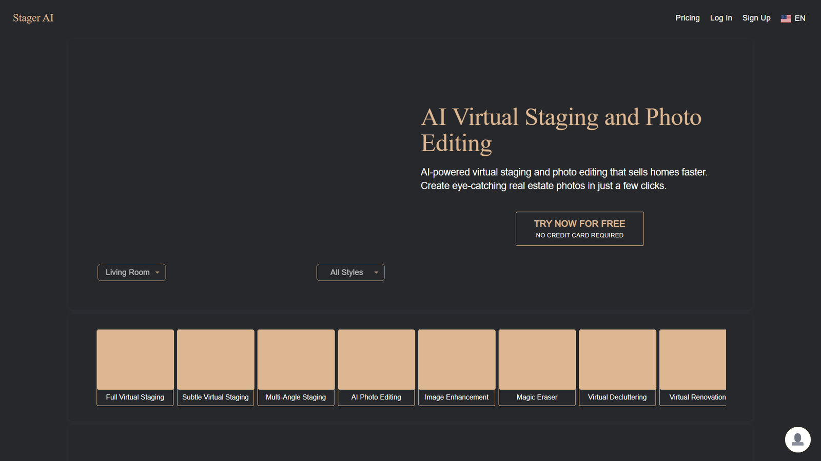 Stager AI — интерфейс нейросети Stager AI — интерфейс нейросети