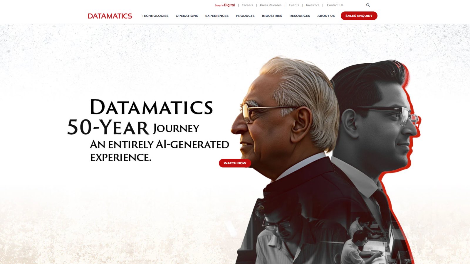 Datamatics нейросеть Главная страница