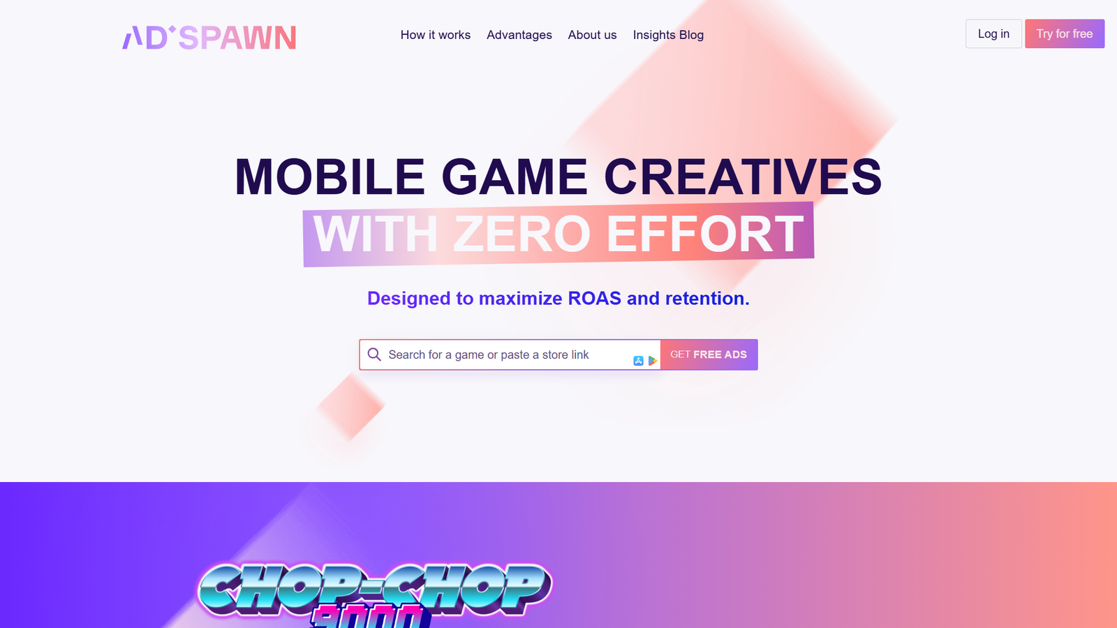 AdSpawn — интерфейс нейросети AdSpawn — интерфейс нейросети