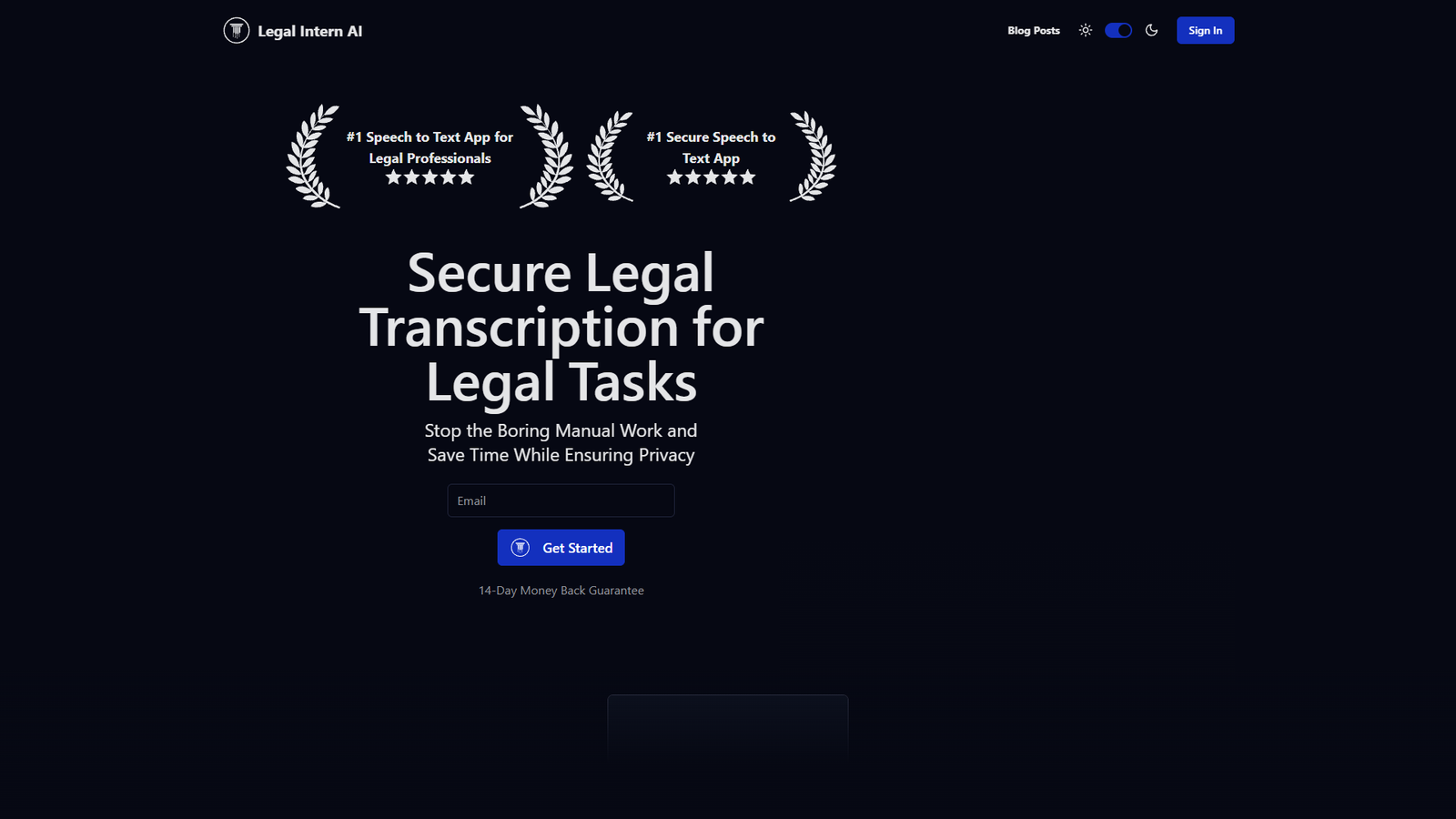 Legal Intern AI — интерфейс нейросети Legal Intern AI — интерфейс нейросети