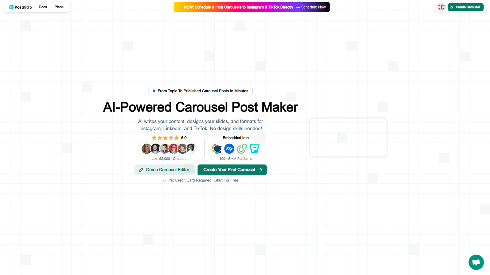 PostNitro — интерфейс нейросети PostNitro — интерфейс нейросети