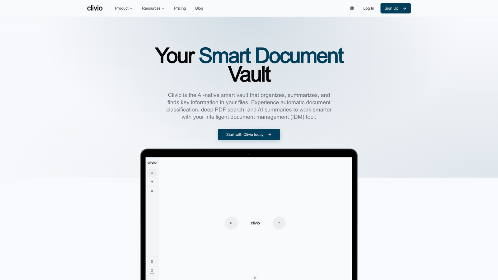 Clivio — интерфейс нейросети