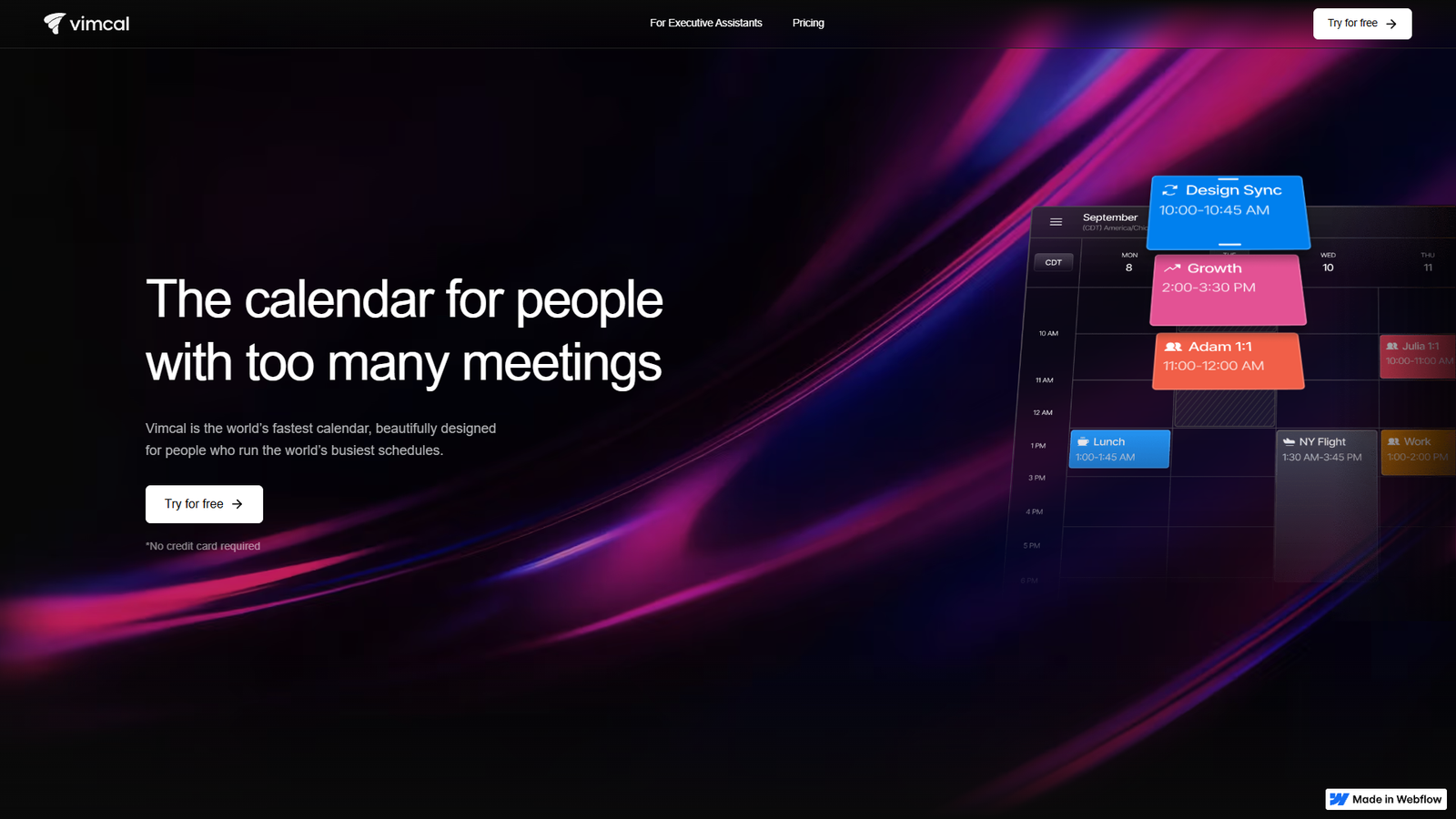 Vimcal — интерфейс нейросети Vimcal — интерфейс нейросети