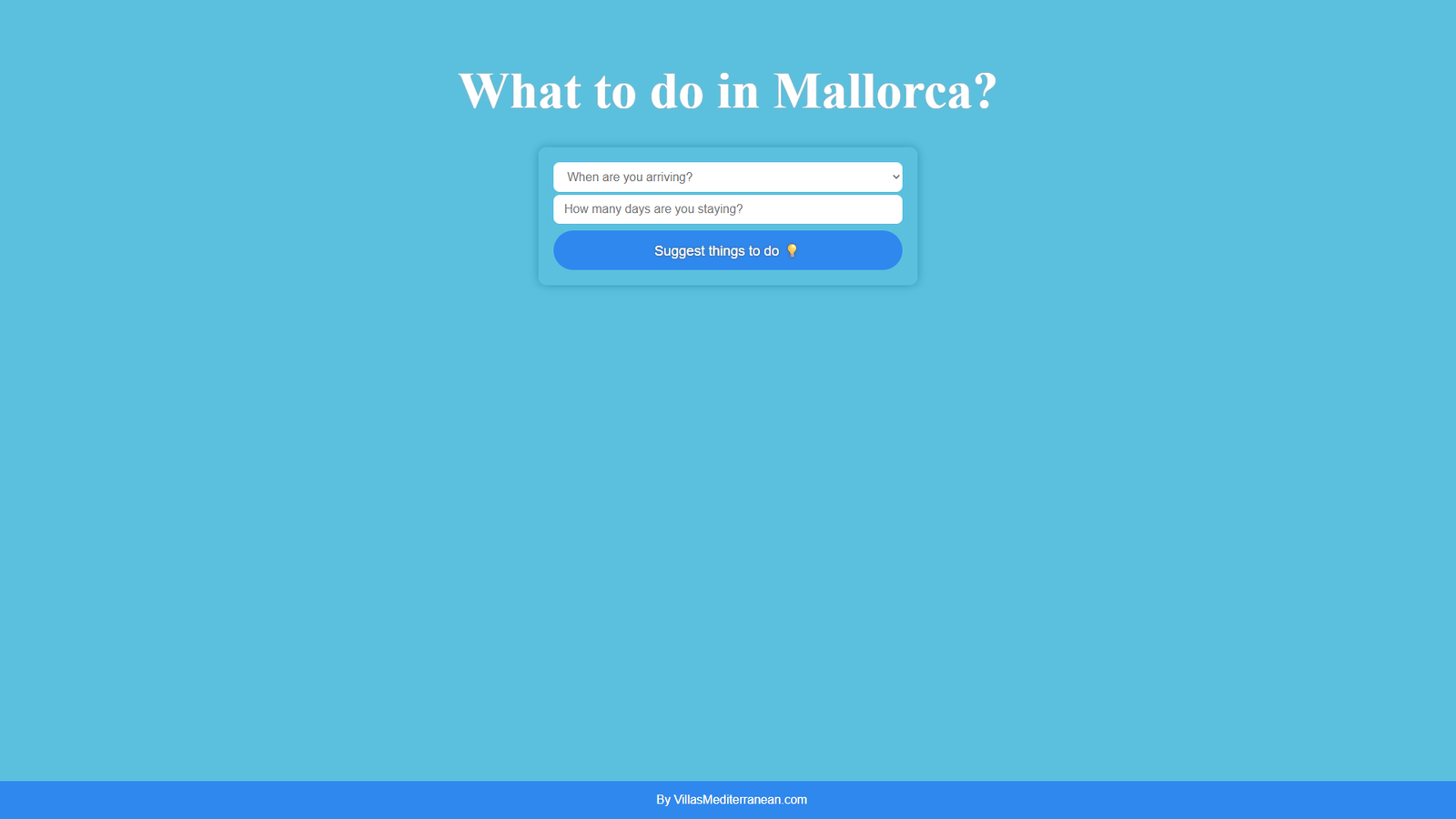 AI-планировщик поездок по Майорке — интерфейс нейросети AI-планировщик поездок по Майорке — интерфейс нейросети
