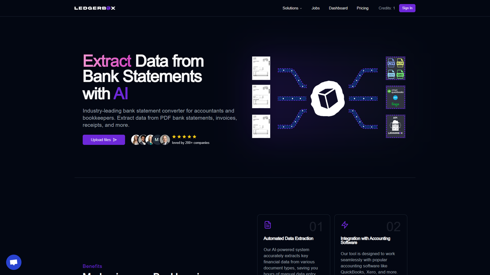 AI Bank Statement Converter — интерфейс нейросети AI Bank Statement Converter — интерфейс нейросети