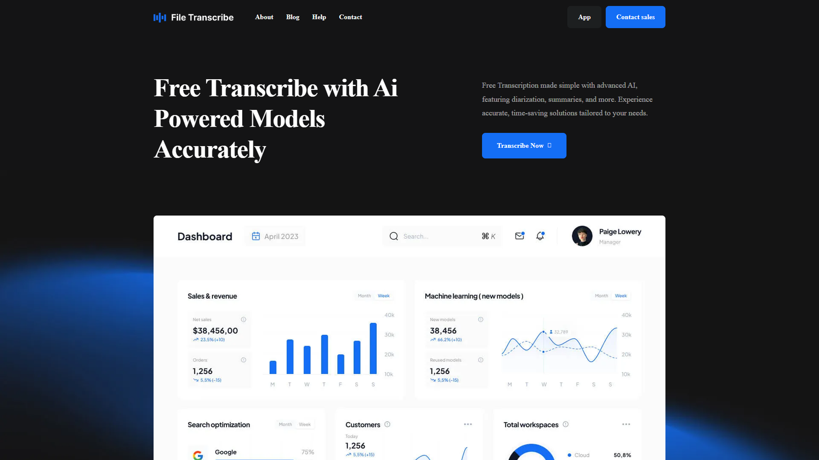File Transcribe — интерфейс нейросети File Transcribe — интерфейс нейросети