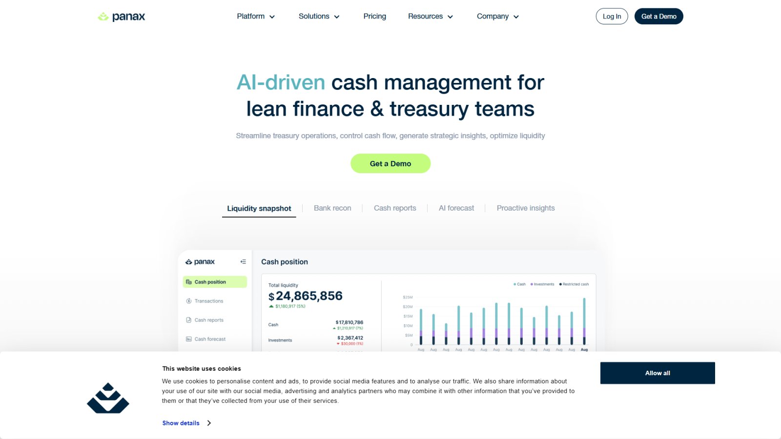 Panax Tech нейросеть Главная страница