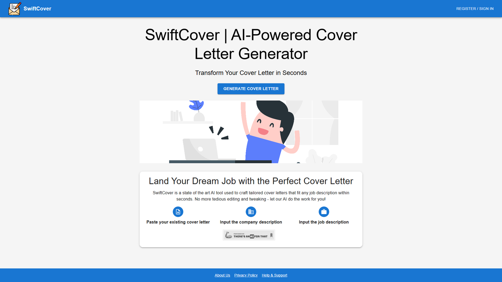 SwiftCover — интерфейс нейросети SwiftCover — интерфейс нейросети