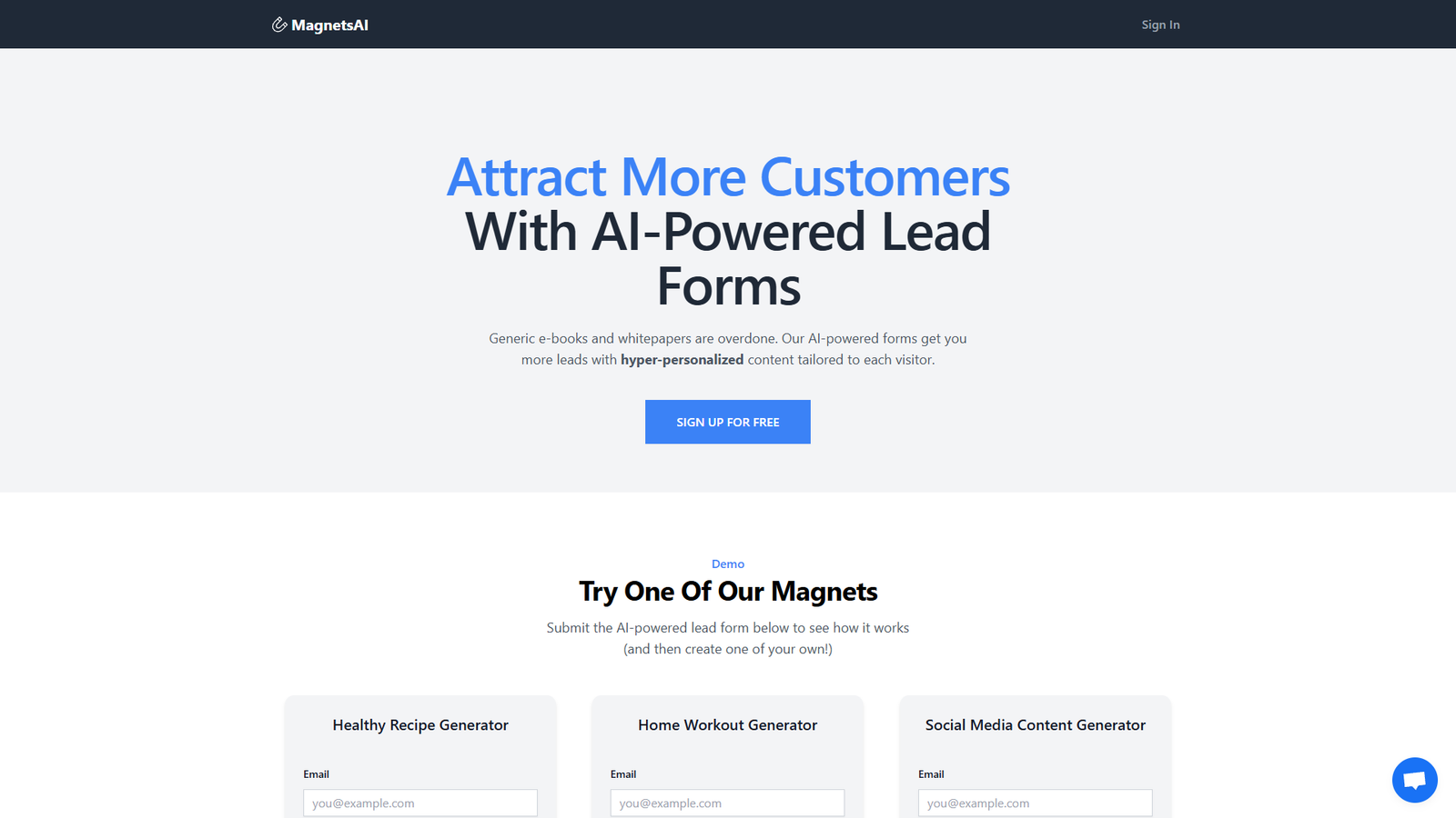 MagnetsAI — интерфейс нейросети MagnetsAI — интерфейс нейросети