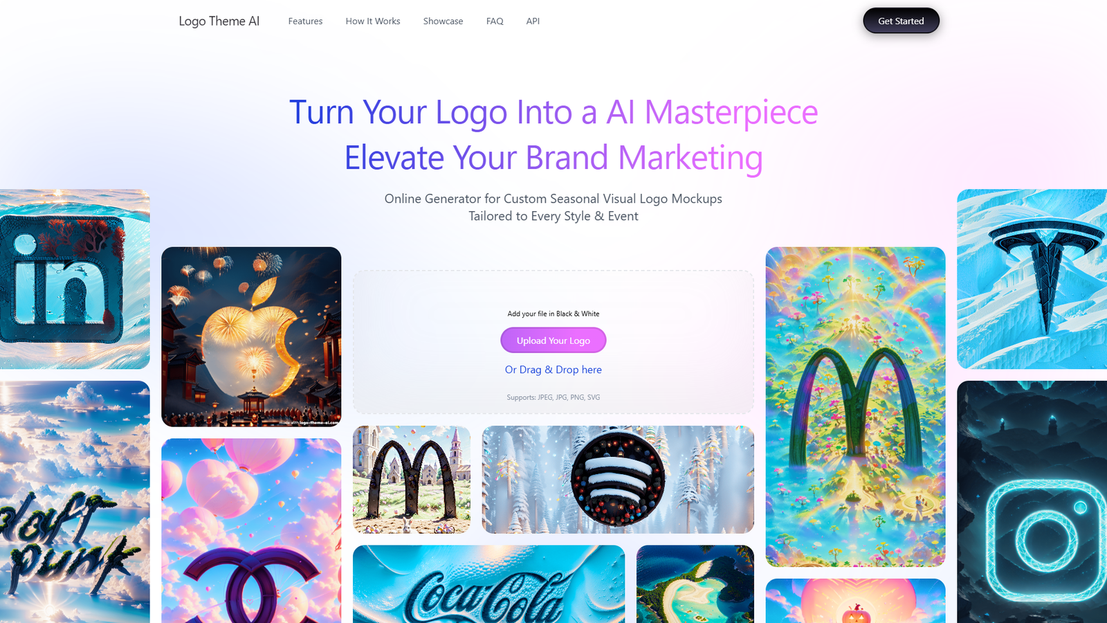 Logo Theme AI — интерфейс нейросети Logo Theme AI — интерфейс нейросети
