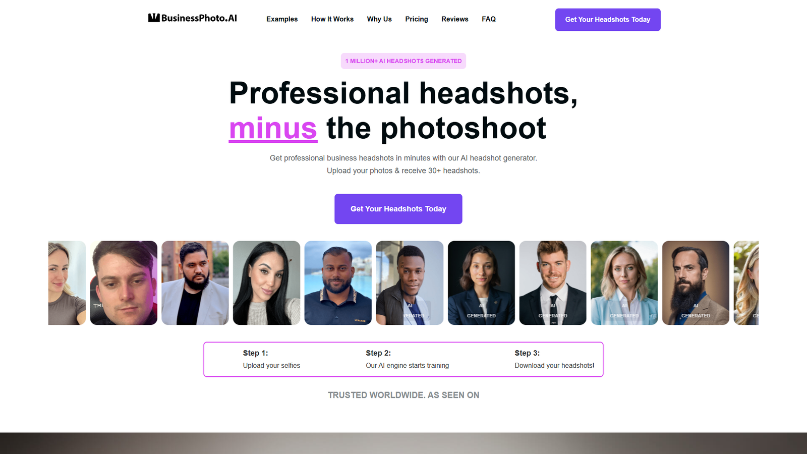 Business Photo AI — интерфейс нейросети Business Photo AI — интерфейс нейросети