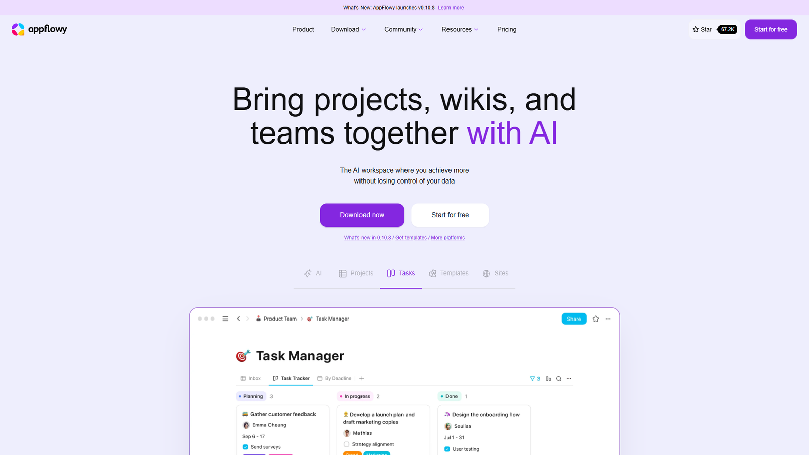 AppFlowy — интерфейс нейросети AppFlowy — интерфейс нейросети