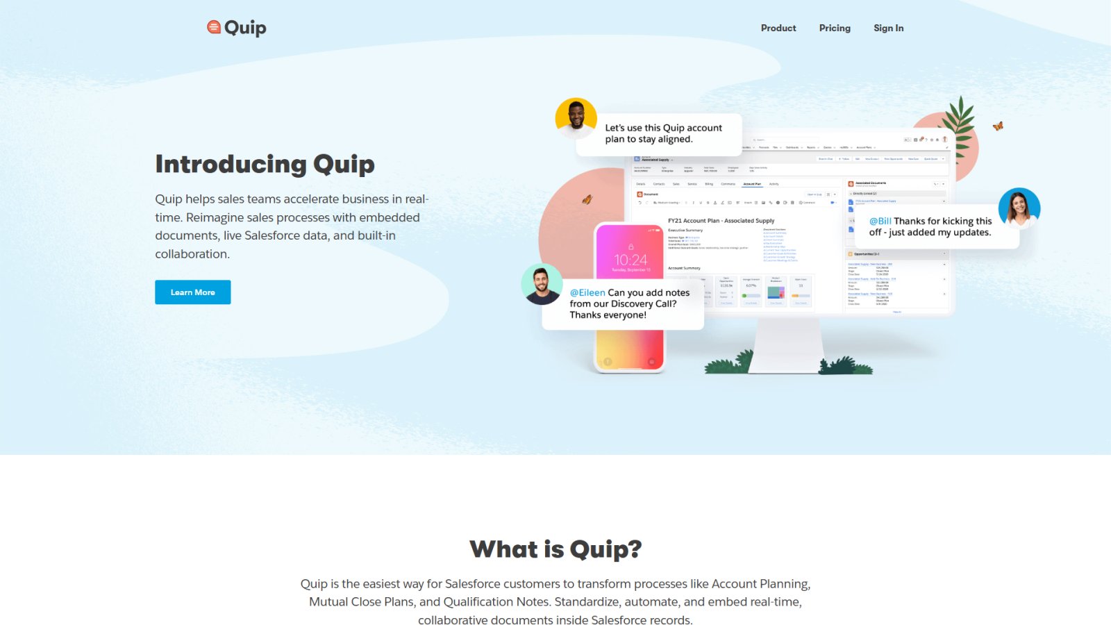 Quip нейросеть Главная страница