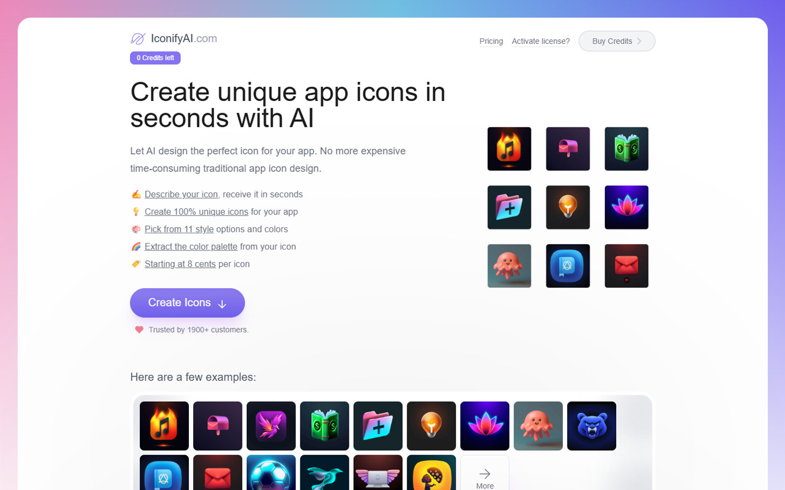 IconifyAI — AI Icon Generator — интерфейс нейросети IconifyAI — AI Icon Generator — интерфейс нейросети