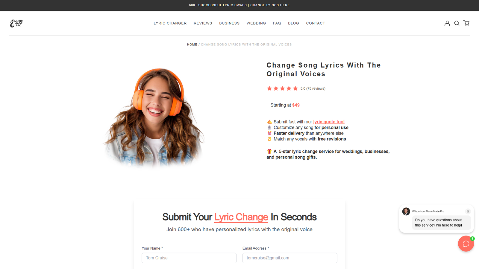 Change Song Lyrics With The Original Voices — интерфейс нейросети Change Song Lyrics With The Original Voices — интерфейс нейросети