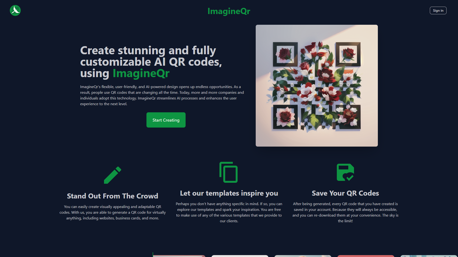 ImagineQr — интерфейс нейросети ImagineQr — интерфейс нейросети