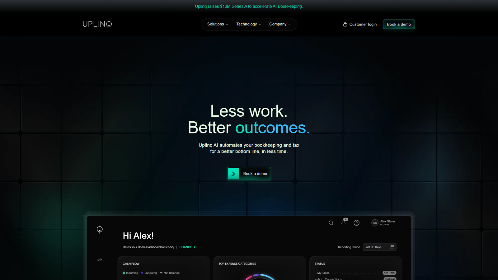 Uplinq Accounting AI — интерфейс нейросети Uplinq Accounting AI — интерфейс нейросети