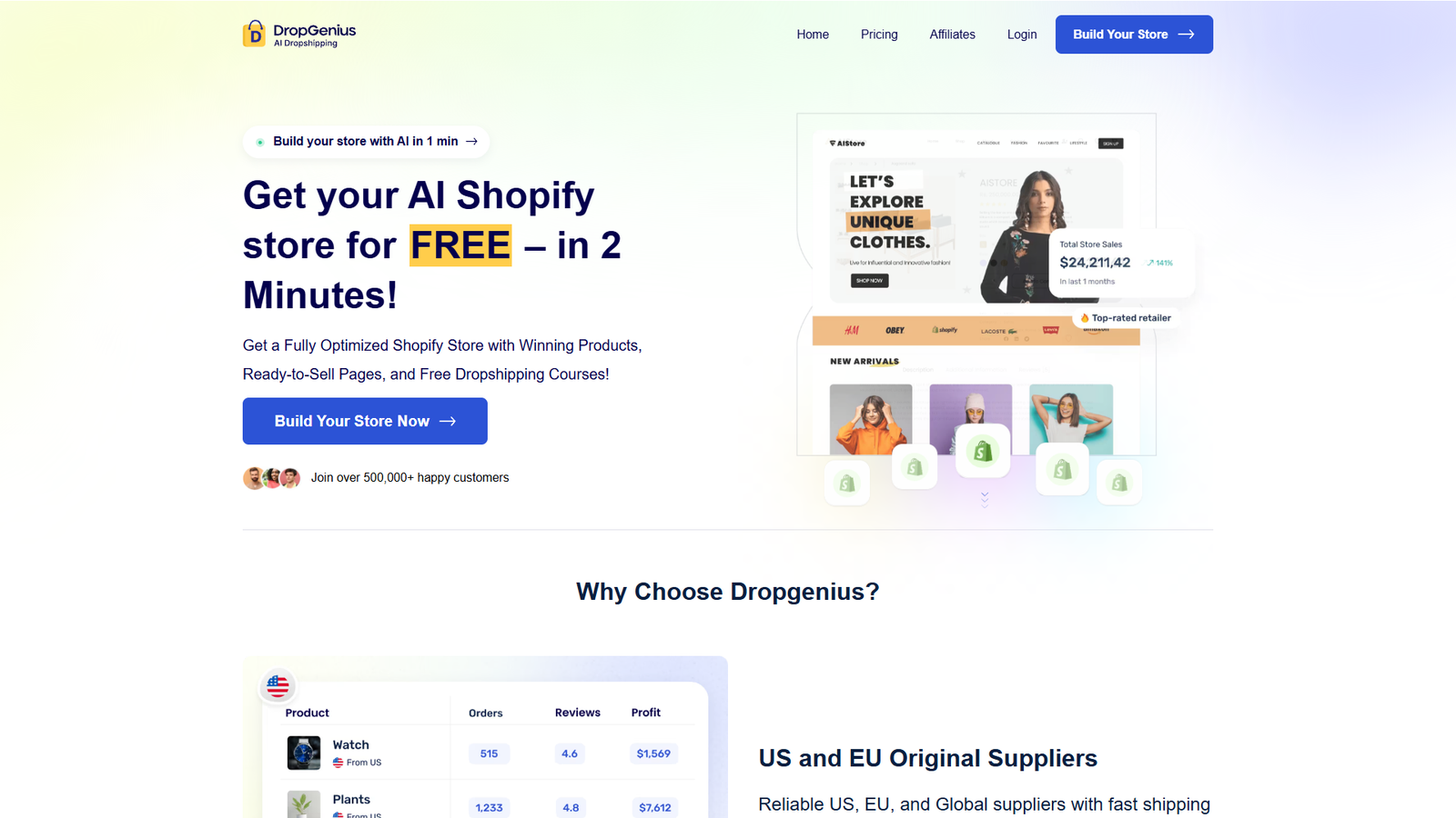 Dropgenius — интерфейс нейросети Dropgenius — интерфейс нейросети