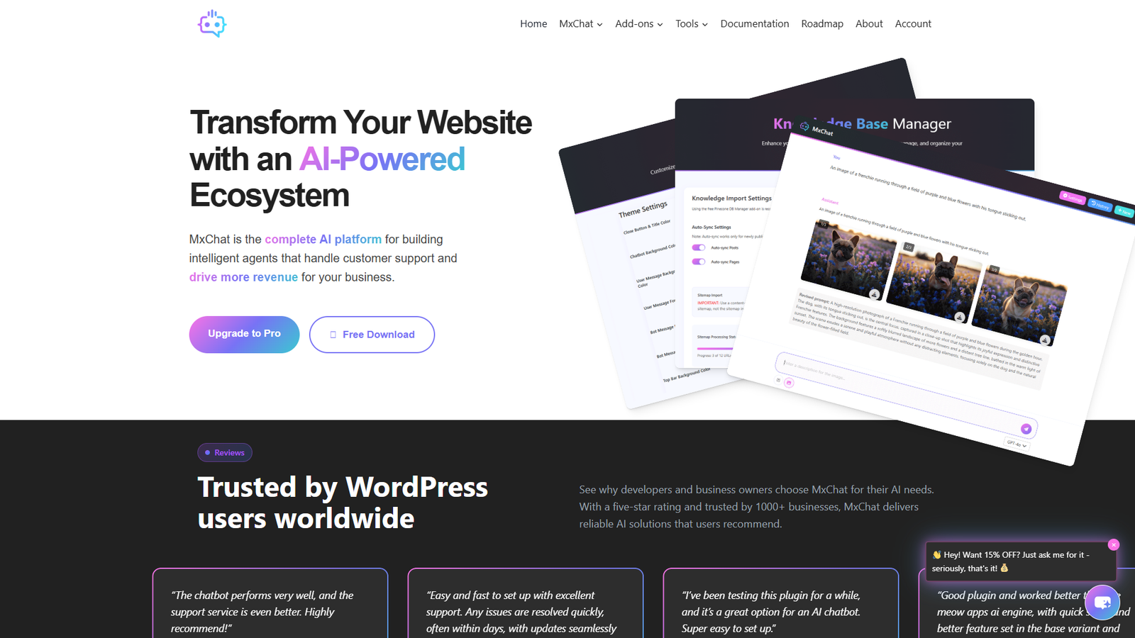 MxChat — интерфейс нейросети MxChat — интерфейс нейросети