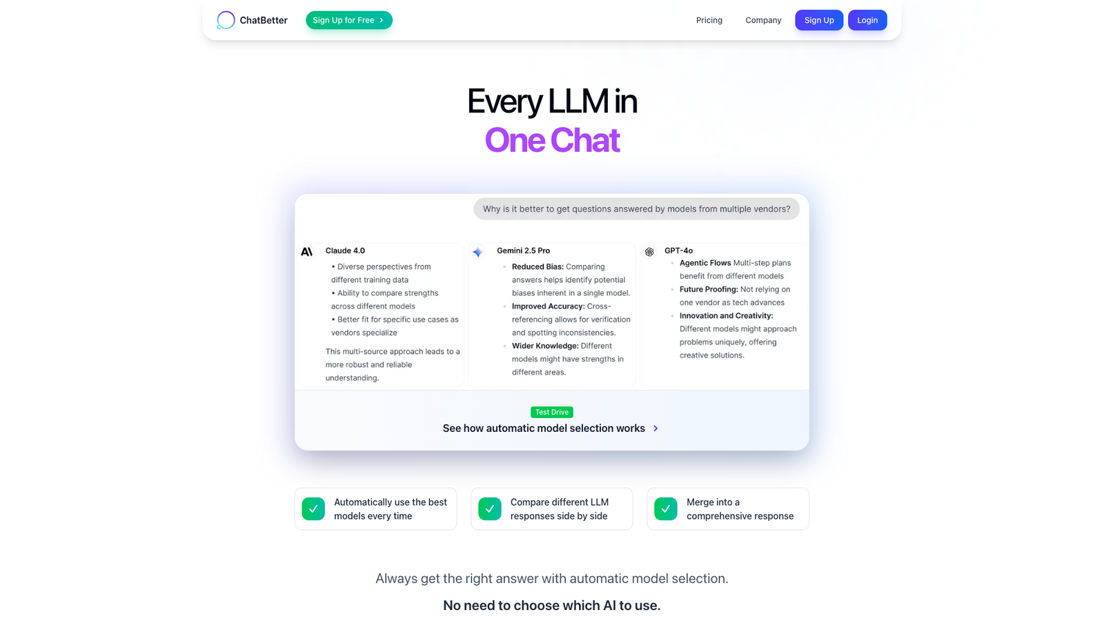 ChatBetter — интерфейс нейросети