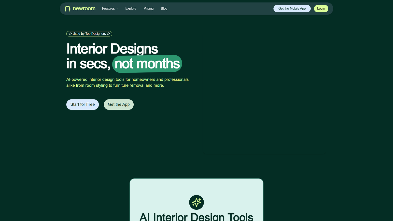 NewRoom.io — AI Interior Design Tools — интерфейс нейросети NewRoom.io — AI Interior Design Tools — интерфейс нейросети