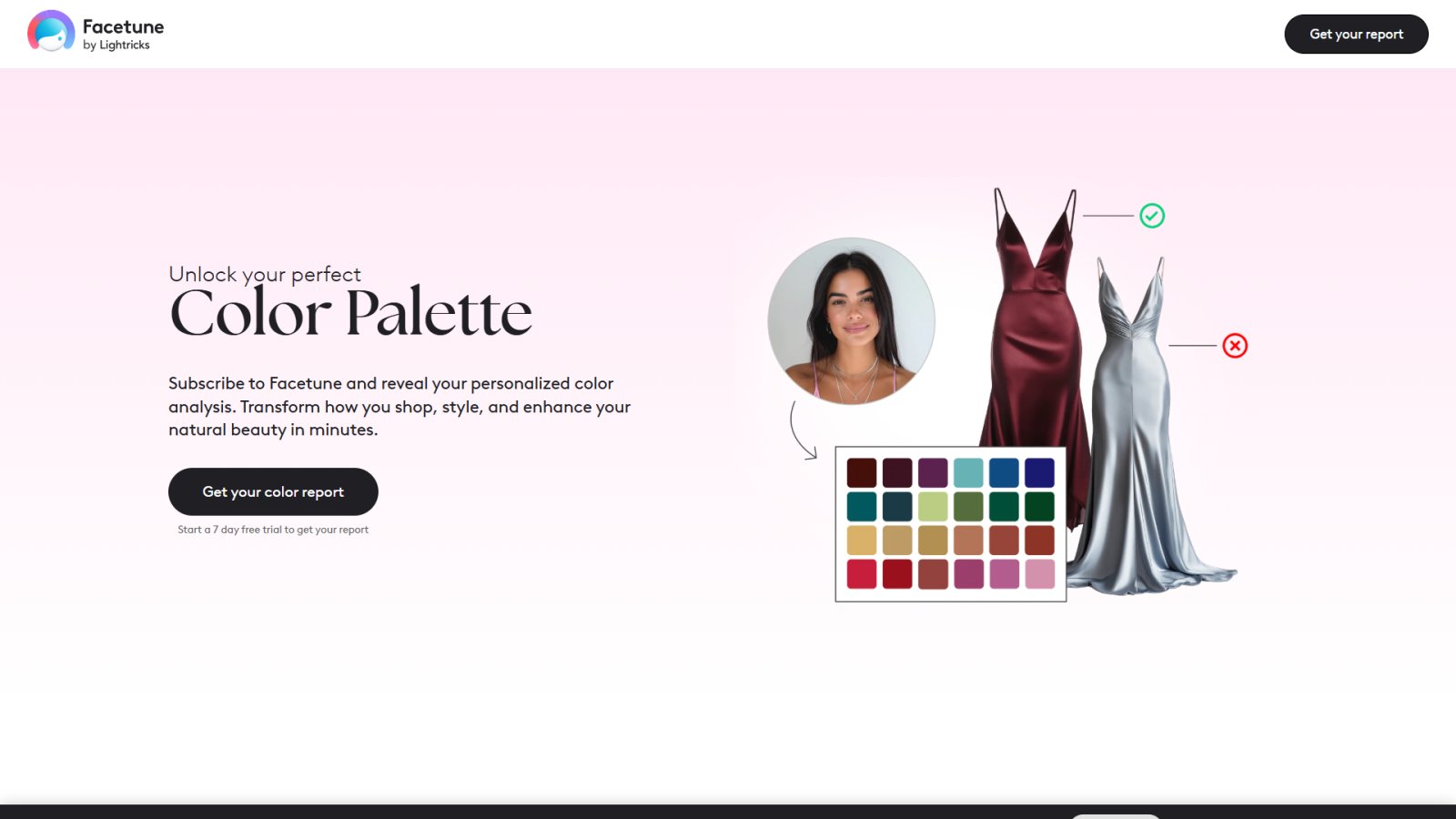 Color Palette Flow нейросеть Главная страница
