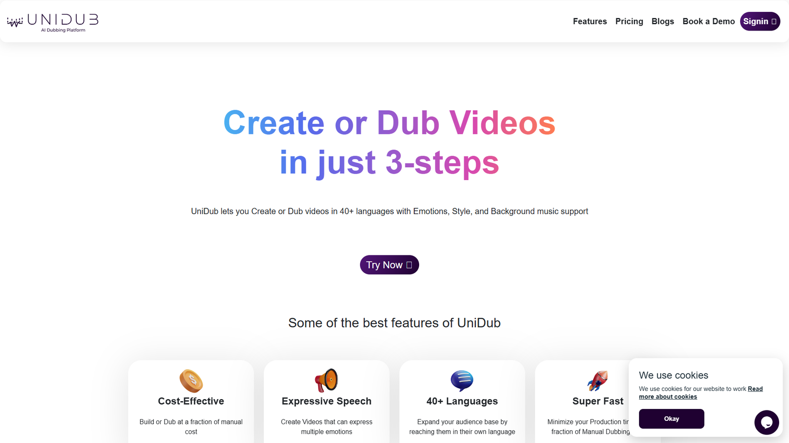 UniDub — интерфейс нейросети UniDub — интерфейс нейросети