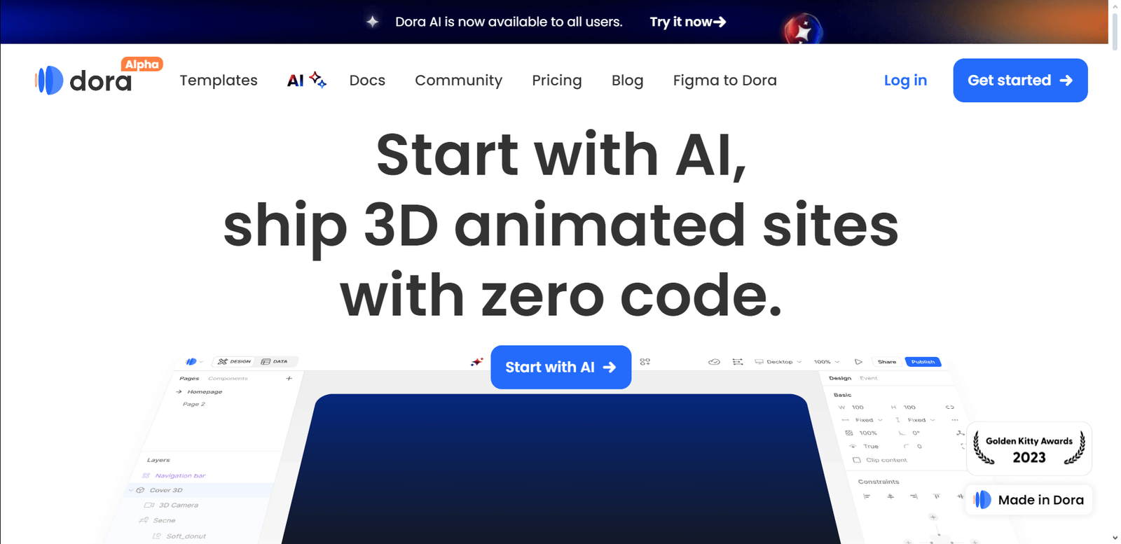 Dora AI Start Dora AI Start