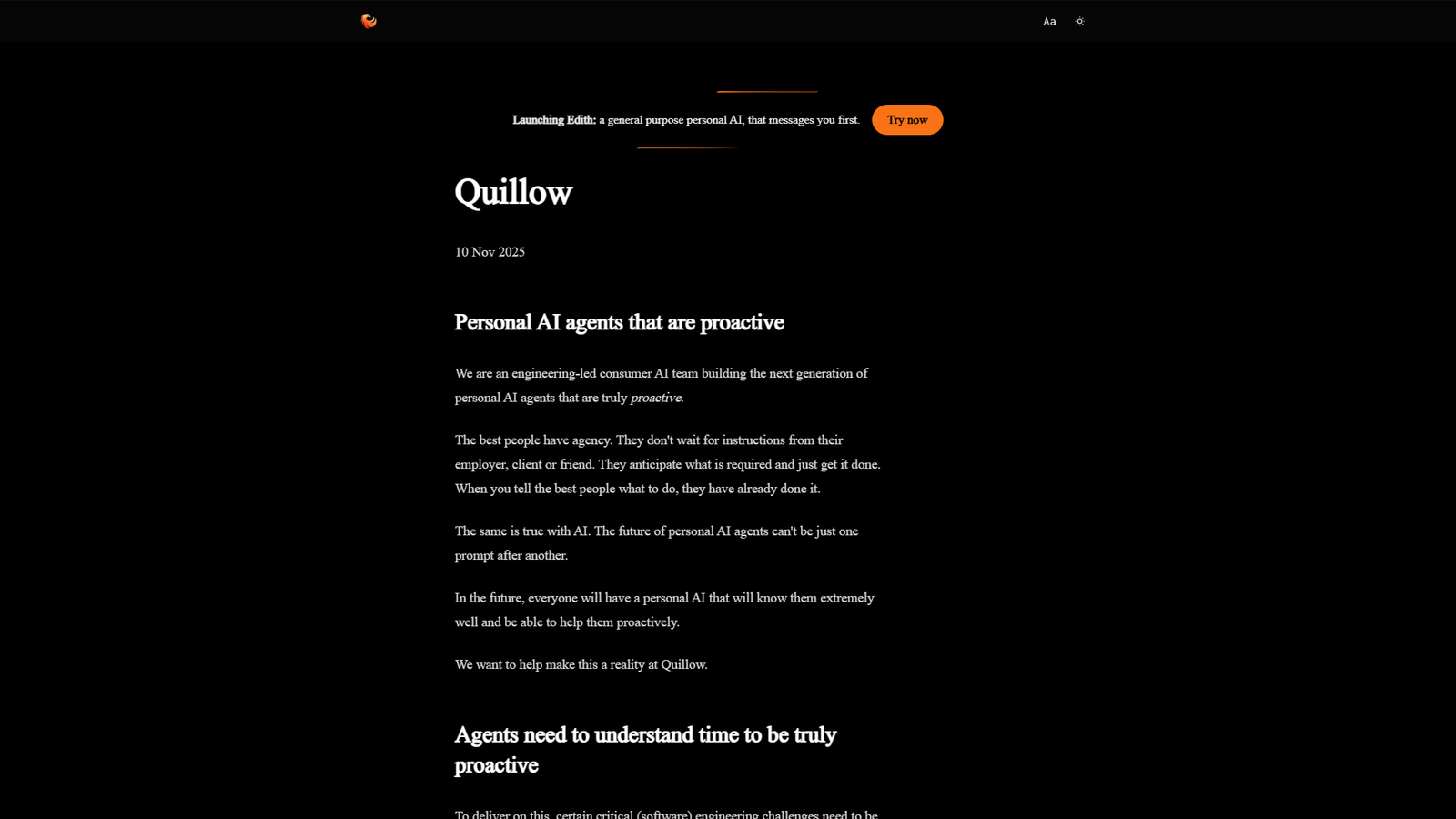 Quillow — интерфейс нейросети Quillow — интерфейс нейросети