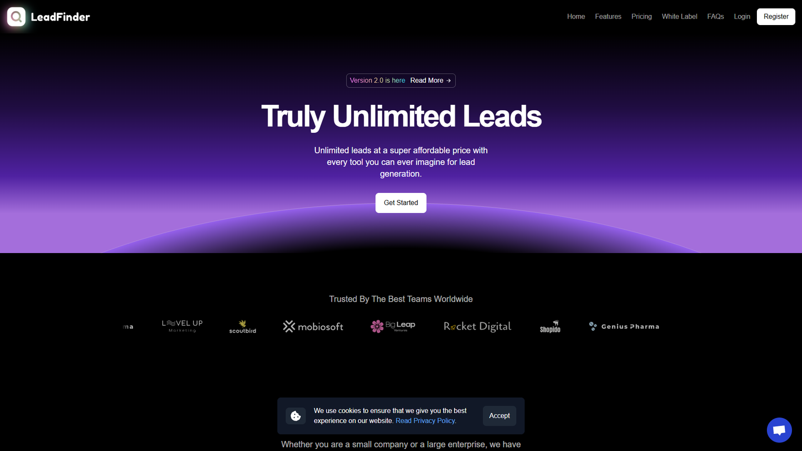 LeadFinder — интерфейс нейросети LeadFinder — интерфейс нейросети