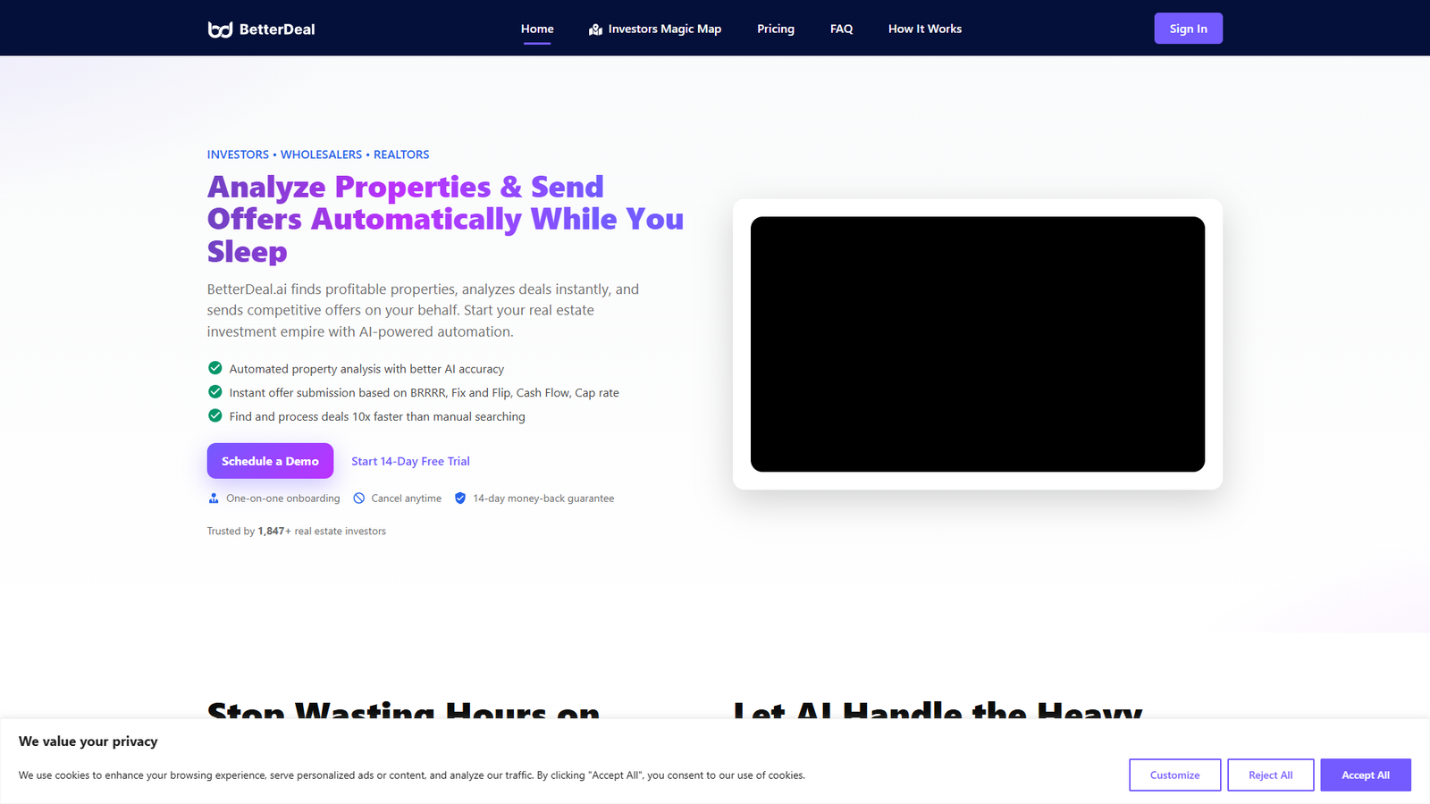 BetterDeal AI — интерфейс нейросети BetterDeal AI — интерфейс нейросети