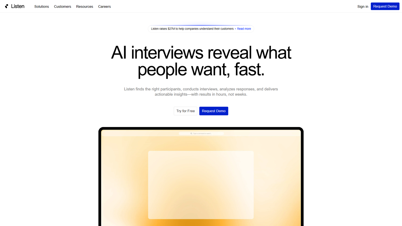 Listen Labs — интерфейс нейросети Listen Labs — интерфейс нейросети
