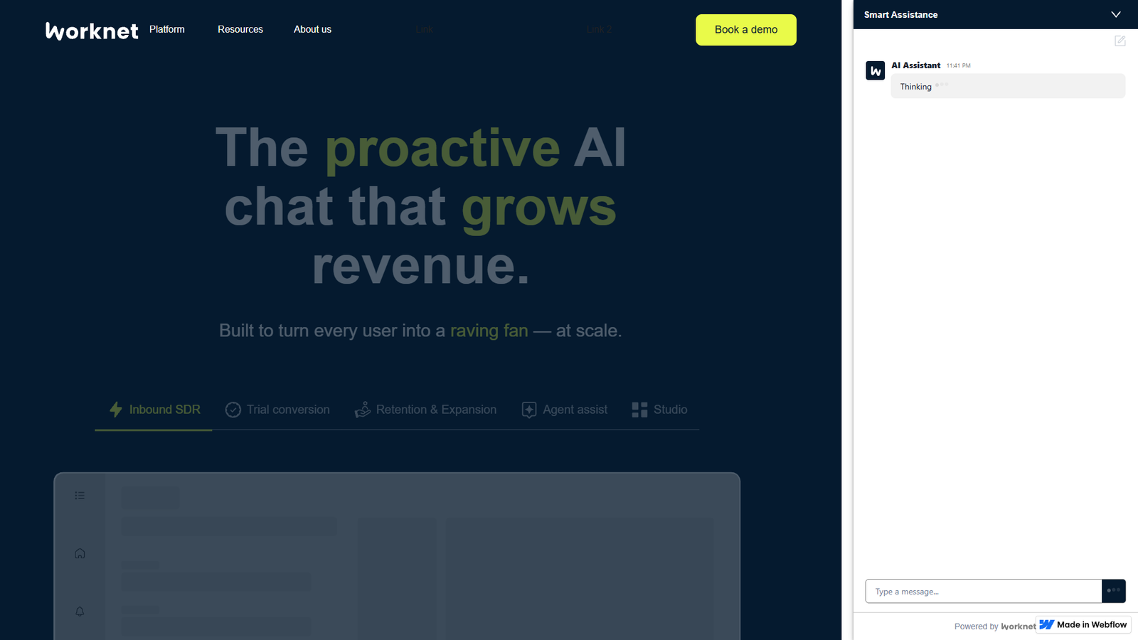 Worknet AI Chat — интерфейс нейросети Worknet AI Chat — интерфейс нейросети