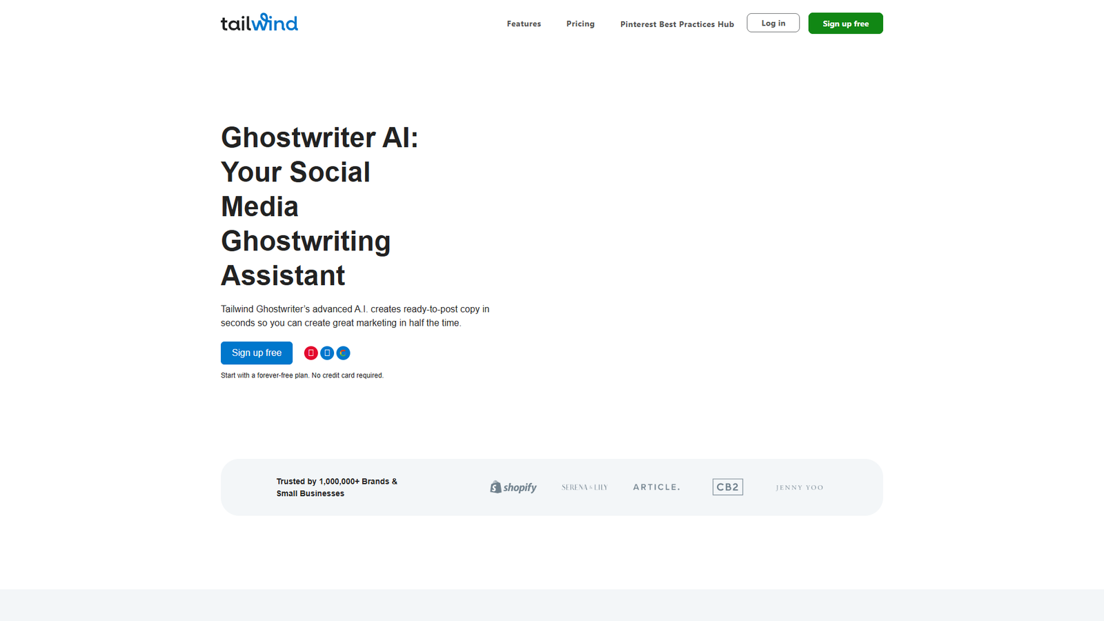 Tailwind Ghostwriter AI — интерфейс нейросети Tailwind Ghostwriter AI — интерфейс нейросети