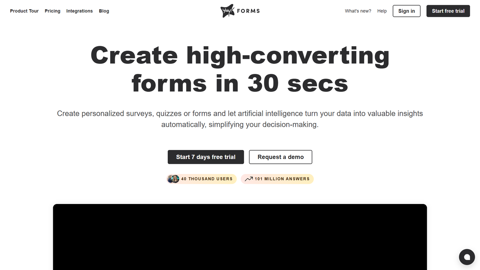 Yay! Forms — интерфейс нейросети Yay! Forms — интерфейс нейросети