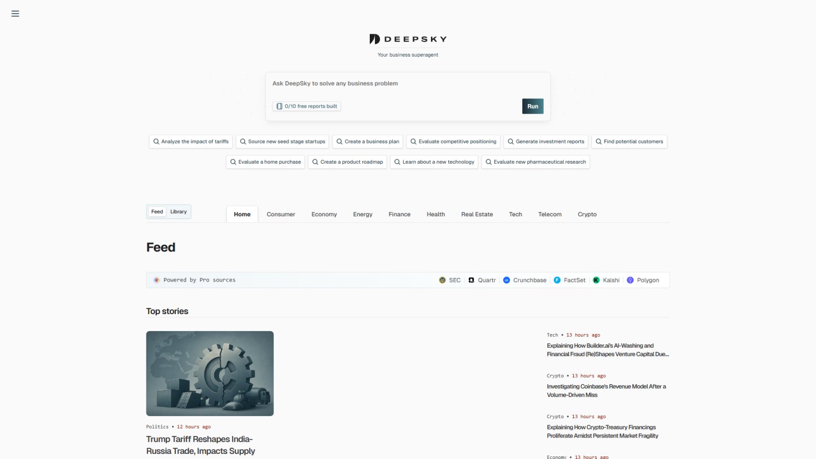 Gradient AI нейросеть Главная страница
