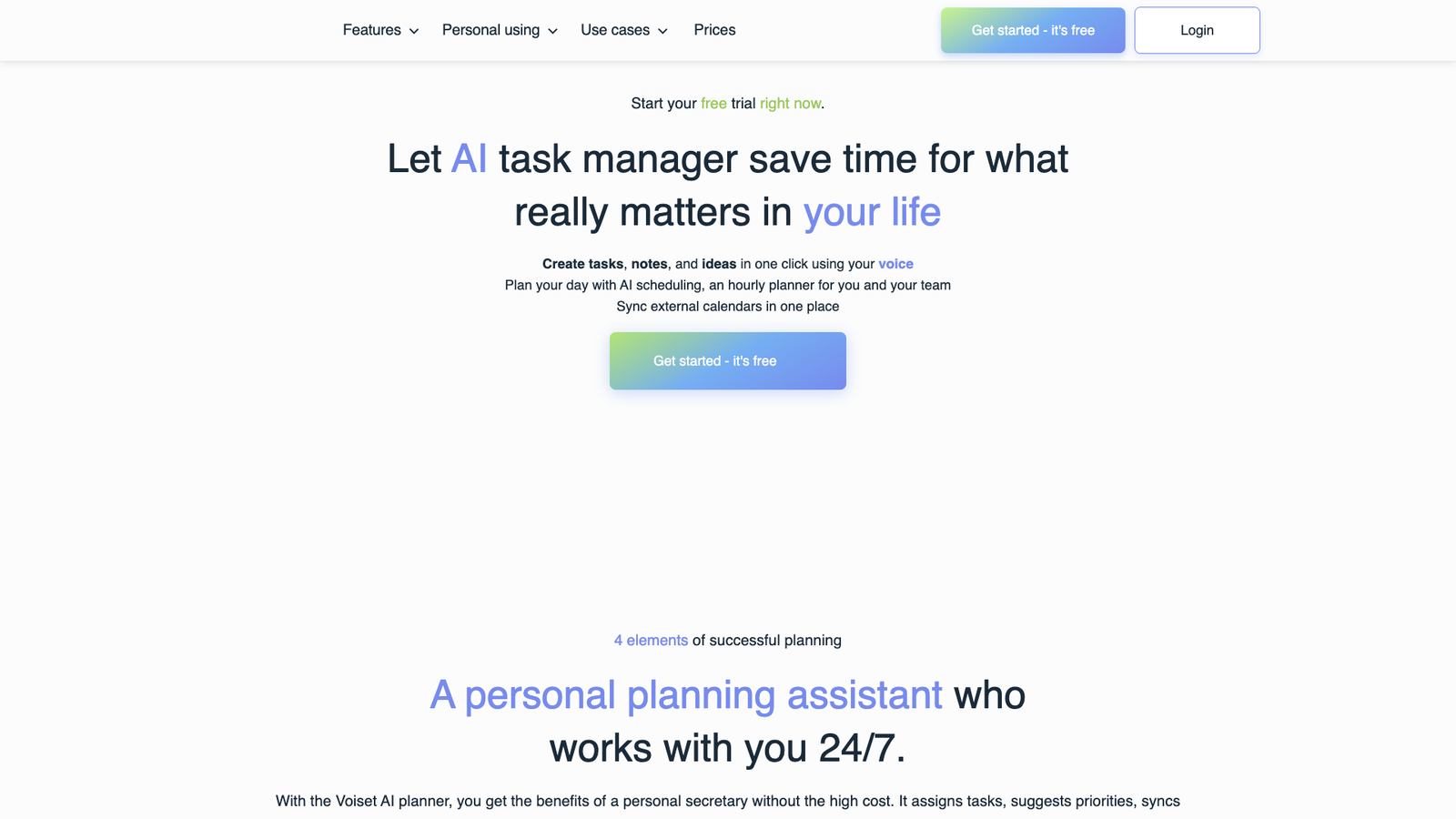 Voiset — интерфейс нейросети Voiset — интерфейс нейросети