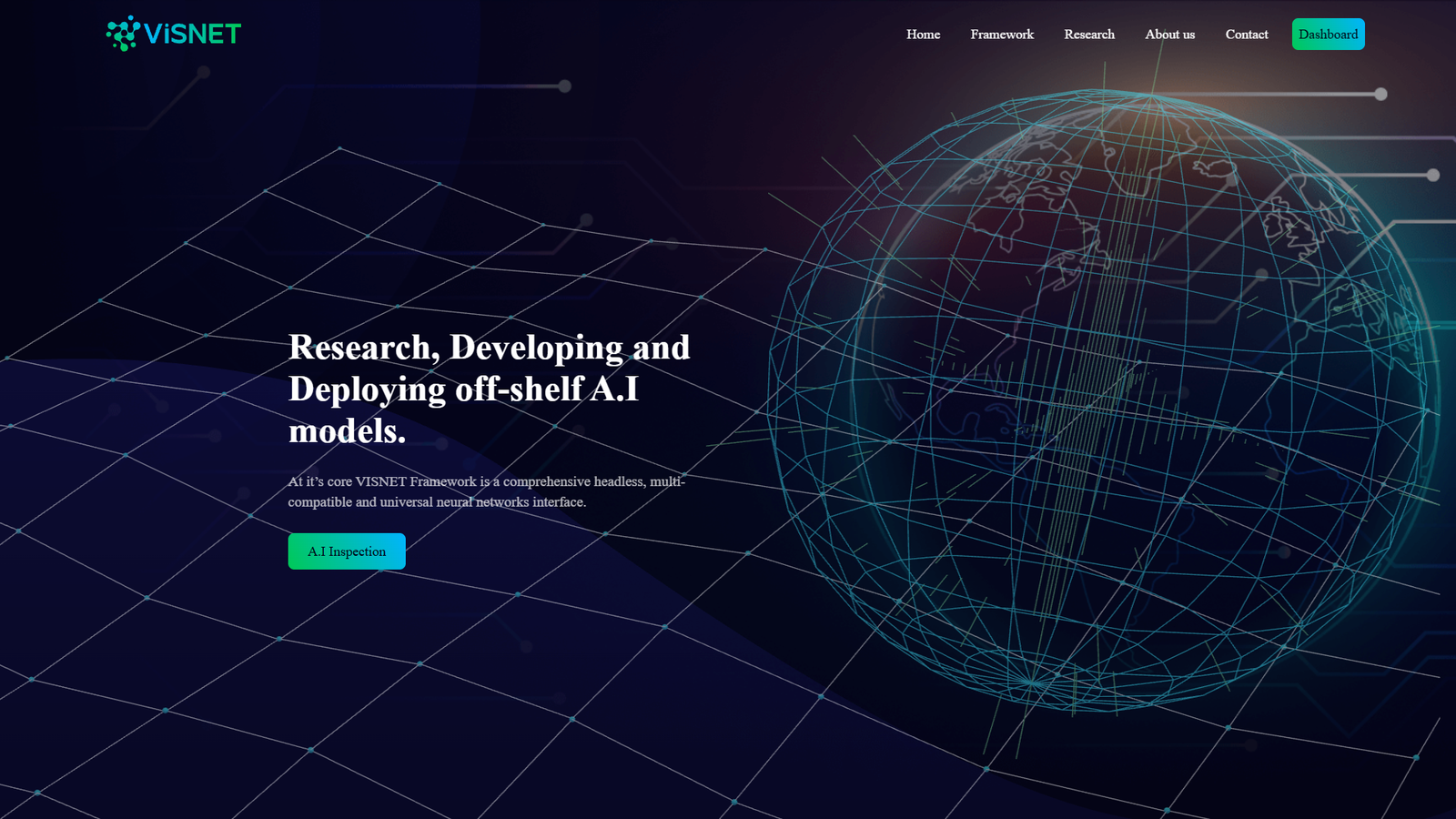 Visnet — интерфейс нейросети Visnet — интерфейс нейросети
