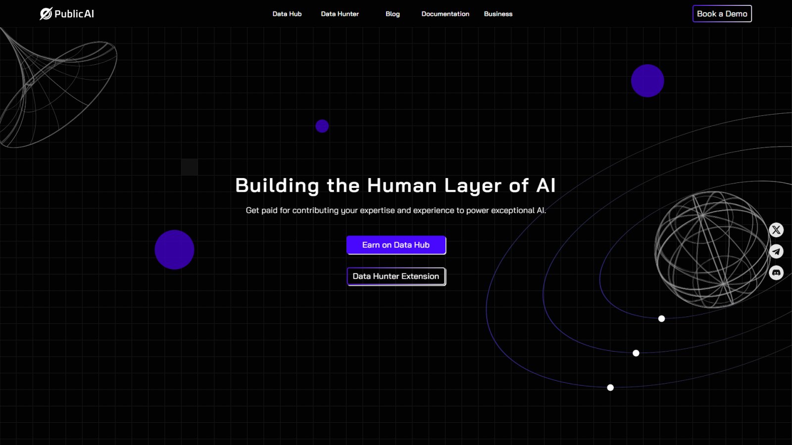 PublicAI нейросеть Главная страница