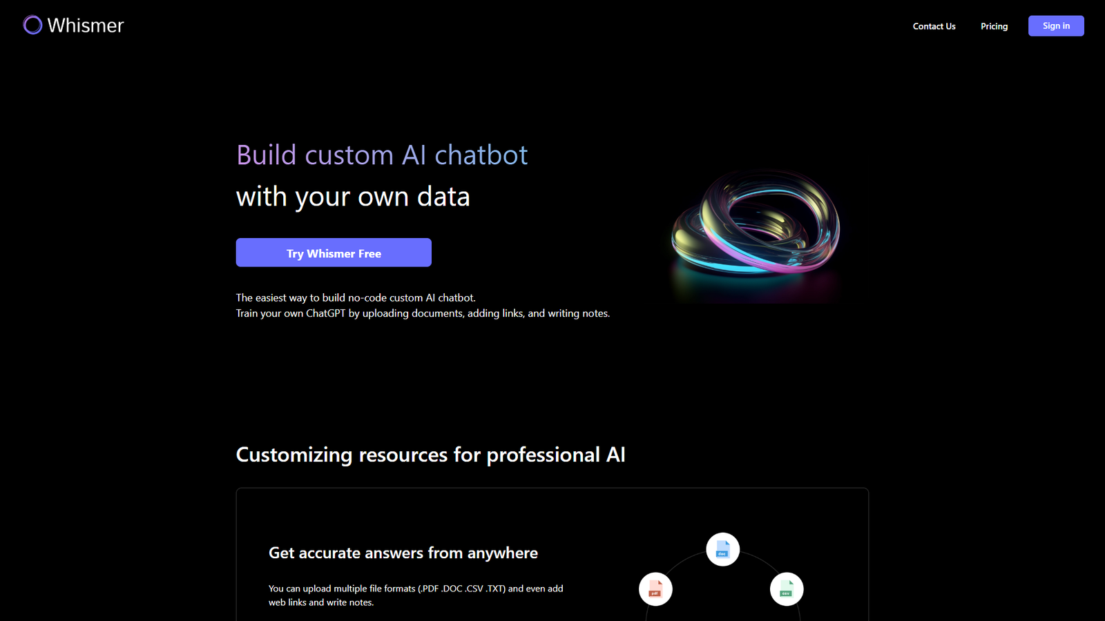 Whismer — интерфейс нейросети Whismer — интерфейс нейросети